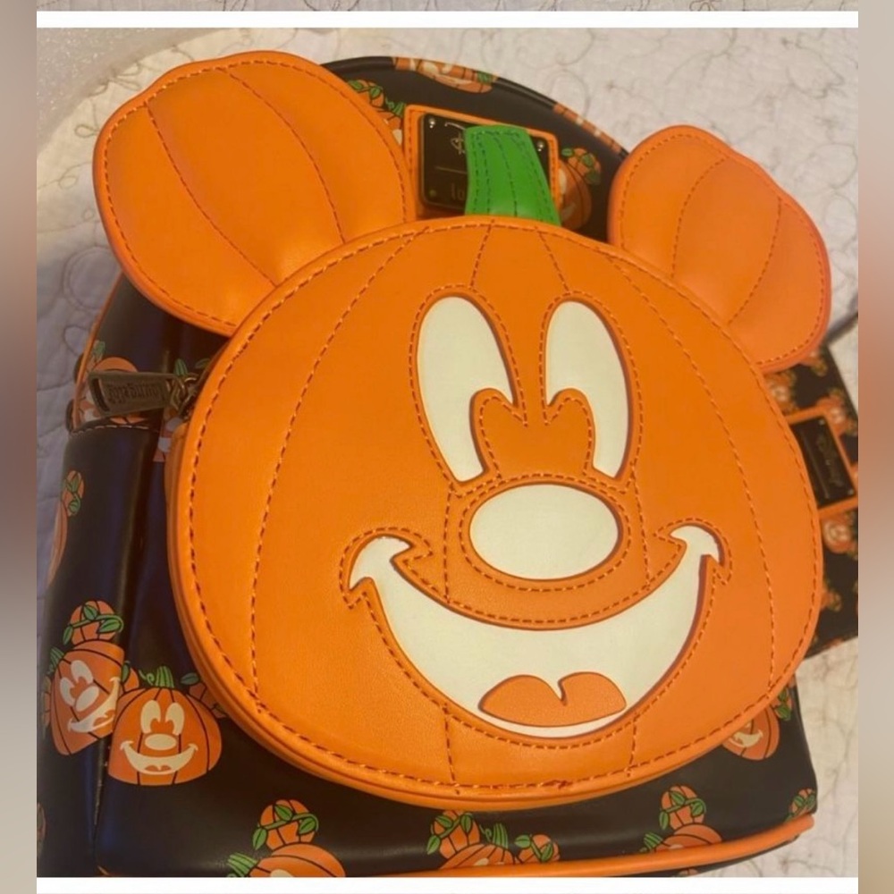 Loungefly mickey backpack & matching wallet